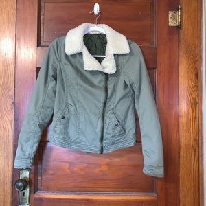 Hollister Sm Jacket Partially Lined